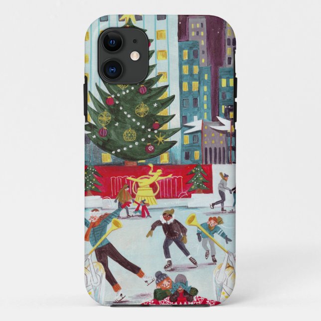 Rockefeller Center Ice Skating Christmas  Case-Mate iPhone Case (Back)