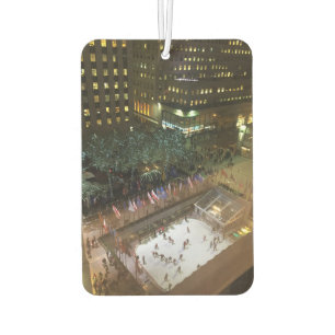 Rockefeller Center Ice Skating Christmas Tree NYC Air Freshener