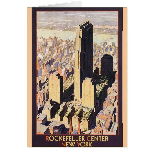 Rockefeller Center New York Cards (Front)