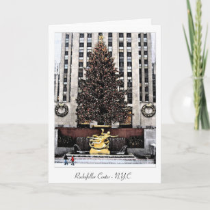 Rockefeller Center - New York City Holiday Card
