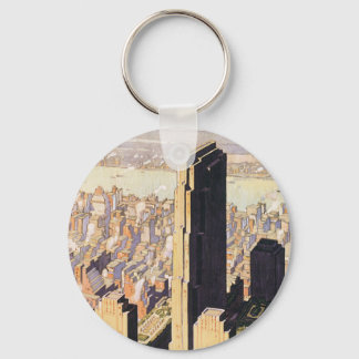 Rockefeller Center New York Keychain