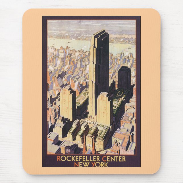Rockefeller Center New York Mouse Pad (Front)
