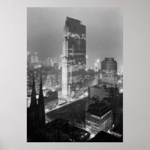Rockefeller Center New york NY 1933 Poster