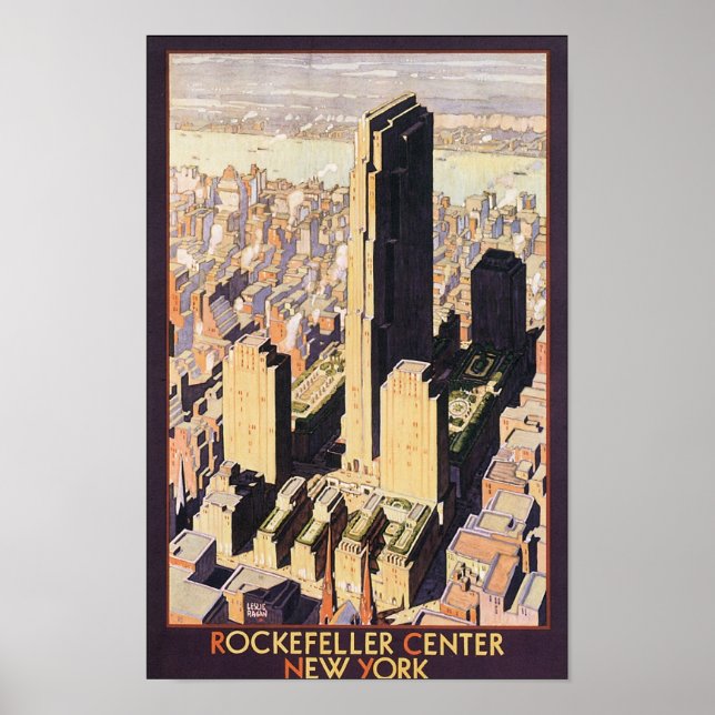 Rockefeller Center New York Poster (Front)