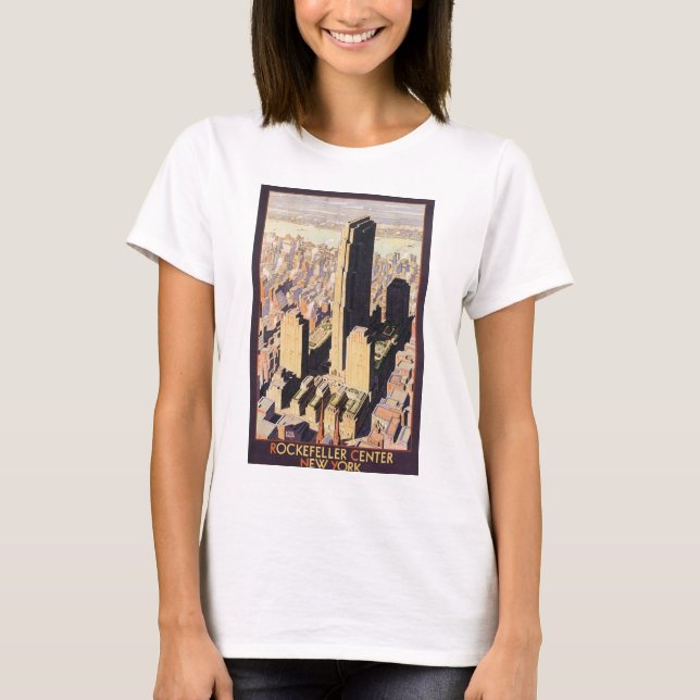 Rockefeller Center New York T-Shirt (Front)