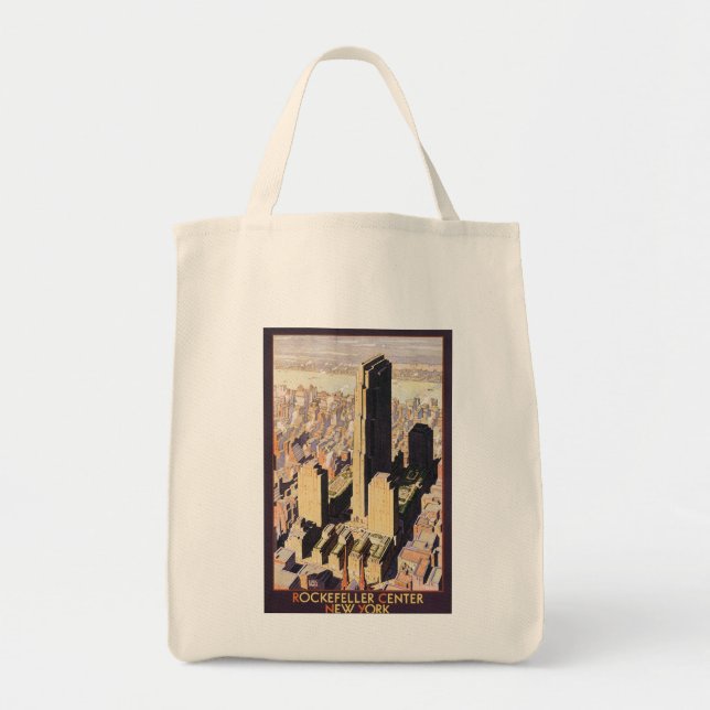 Rockefeller Center New York Tote Bag (Front)