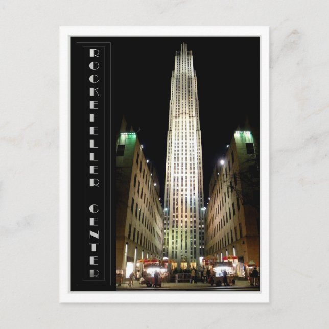Rockefeller Center Postcard (Front)