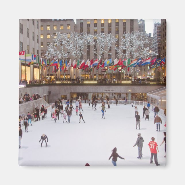 Rockefeller Center Skating Rink Magnet (Front)