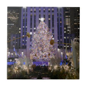 Rockefeller Center's Angels & Christmas -  Ceramic Tile