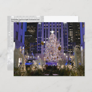 Rockefeller Center's Angels & Christmas Tree - Postcard