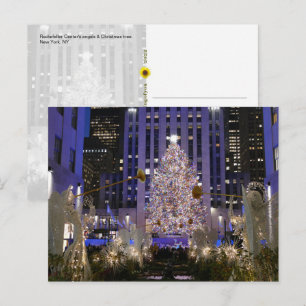 Rockefeller Center's Angels & Christmas Tree - Postcard