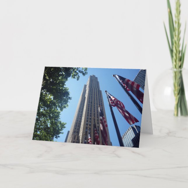 rockefeller flags card (Front)
