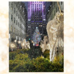 Rockefeller Plaza Christmas NYC Jigsaw Puzzle<br><div class="desc">This wonderful Christmas scene in Rockefeller Plaza seems far away today but it will be your own to enjoy when completed. Size: (note: will also work with 520 pieces / 16x20) 11" x 14" Puzzle with Gift Box, 252 Pieces. This jigsaw puzzle not only provides entertainment but also is a...</div>