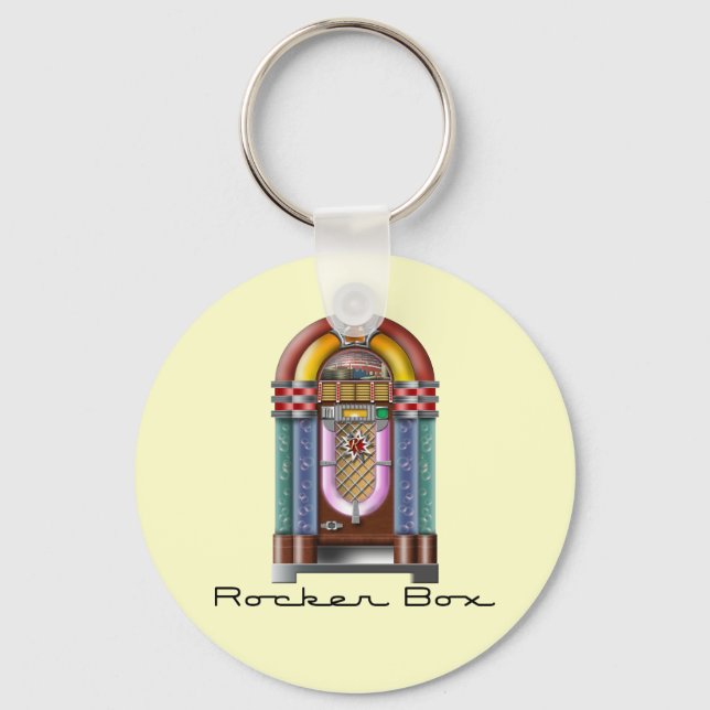Rocker Box Jukebox Keychain (Front)