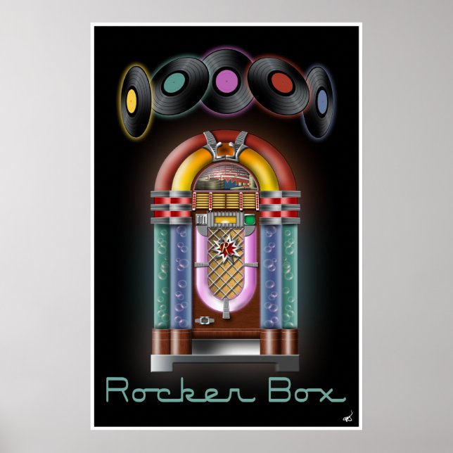 Rocker Box Jukebox Poster (Front)
