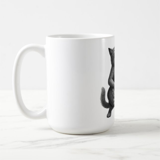 Rocker Cat Mug (Left)