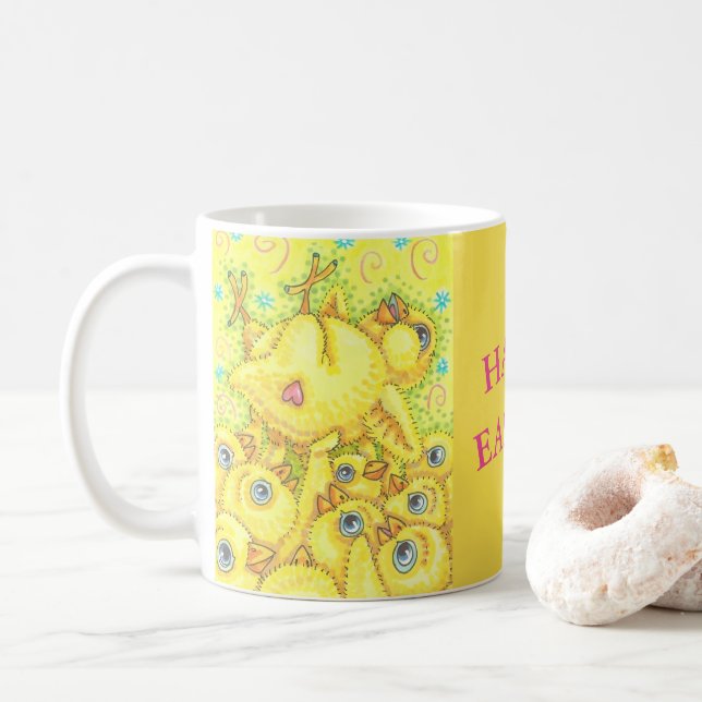 ROCKER CHICK MOSH PIT EASTER MUG (With Donut)
