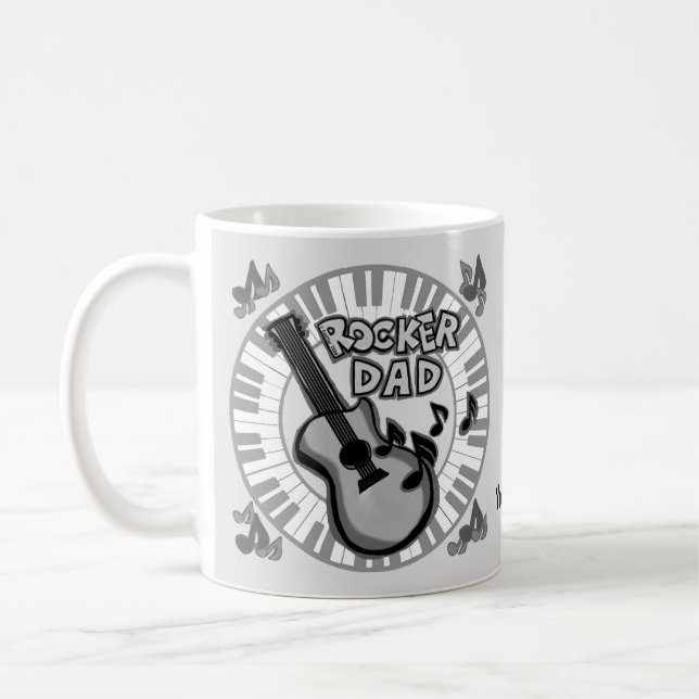 Rocker Dad Coffee Mug (Left)