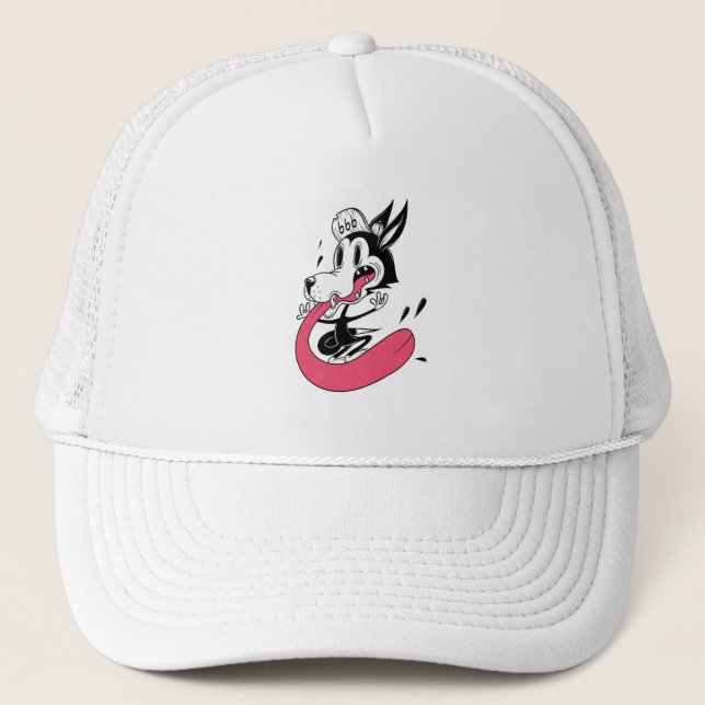 Rocker Dog Trucker Hat (Front)