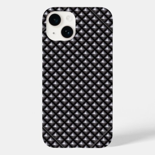 Rocker Industrial Steel Checkered Diamonds Case_Mate iPhone 14 Case