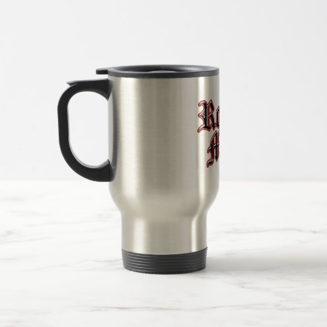 Rocker Mom Travel Mug (Left)