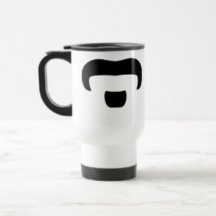 Rocker Mustache Travel Mug