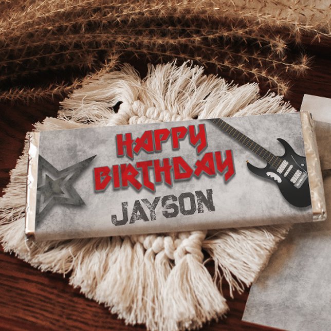Rocker - Rockstar  Hershey Bar Favors (Creator Uploaded)