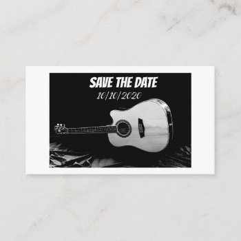 Rocker Save The Date Enclosure Card by Reneesphotography at Zazzle