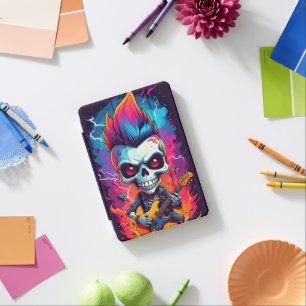 Rocker Skull with Mohawk iPad Mini Cover