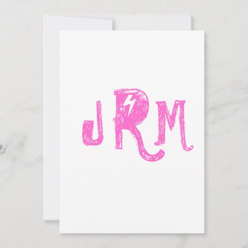 ROCKER wedding invite