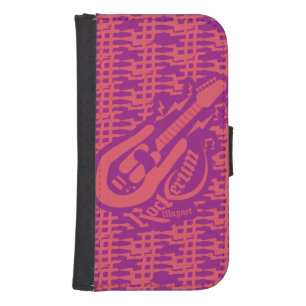 ROCKERUM MAGNET ROCK BY MASANSER PIXELAT GALAXY S4 WALLET CASE