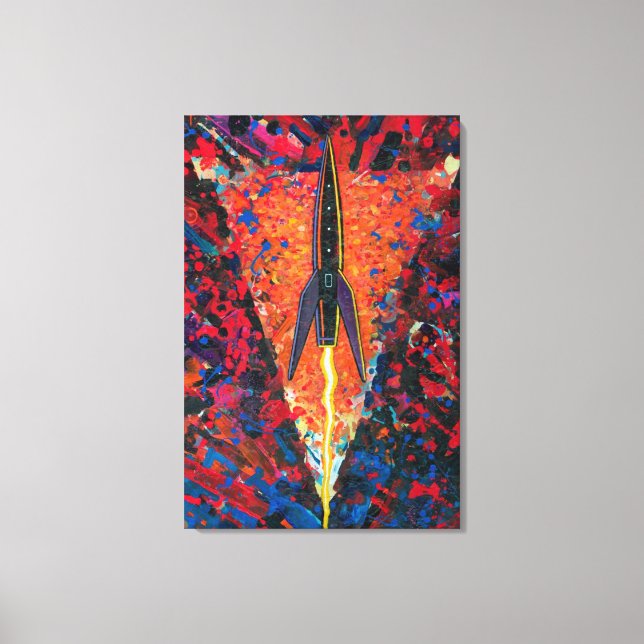 Rocket #95 canvas print (Front)