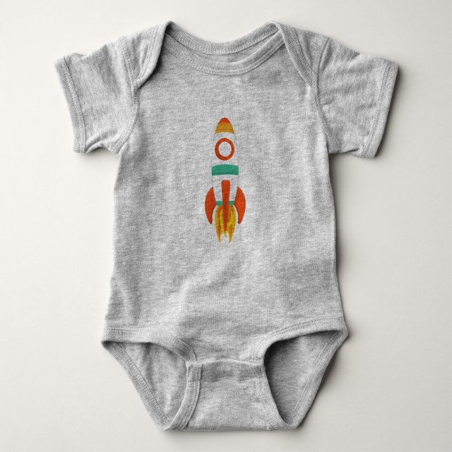 Rocket Baby! Baby Bodysuit (Front)