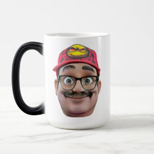 Rocket Blast Morphing Mug Goofy Face + Logo