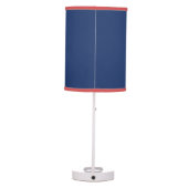 Rocket Blast Off Outer Space, Kids Personalized Table Lamp (Back)