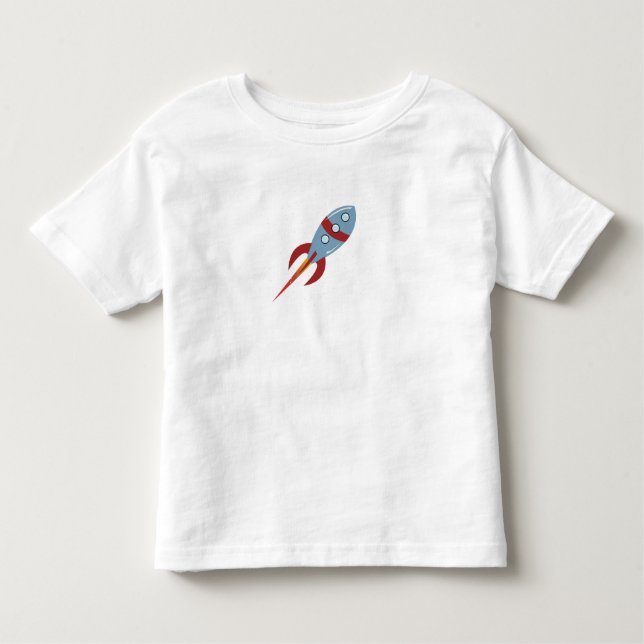 rocket boy toddler t-shirt (Front)
