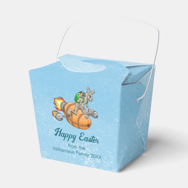Rocket Bunny Favor Boxes (Front Side)