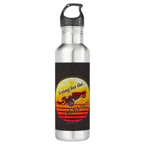 Rocket Car League Going for aerial Stainless Steel Water Bottle