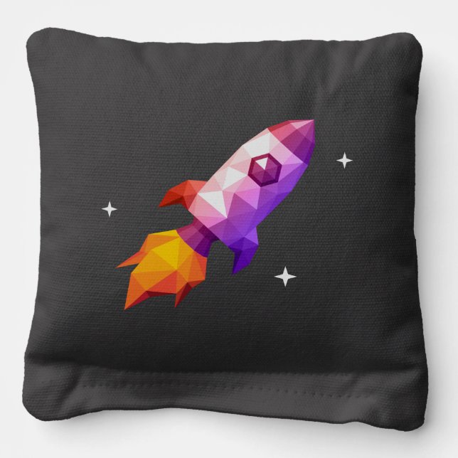 Rocket Corn Hole Bags (Front)