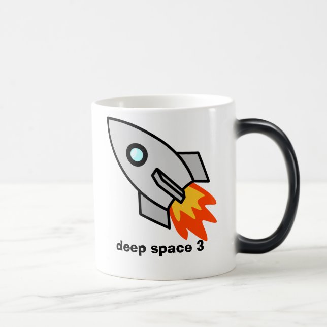rocket, deep space 3 color morph mug  (Right)