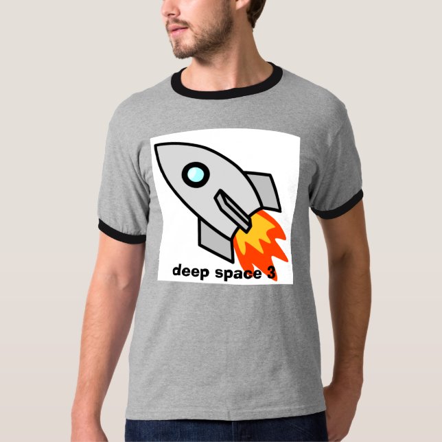 rocket, deep space 3 T-Shirt (Front)