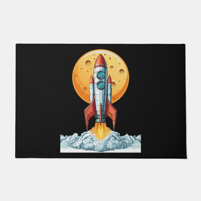 rocket doormat (Front)