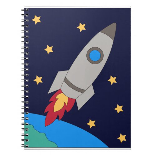 Rocket Drawing Notebook