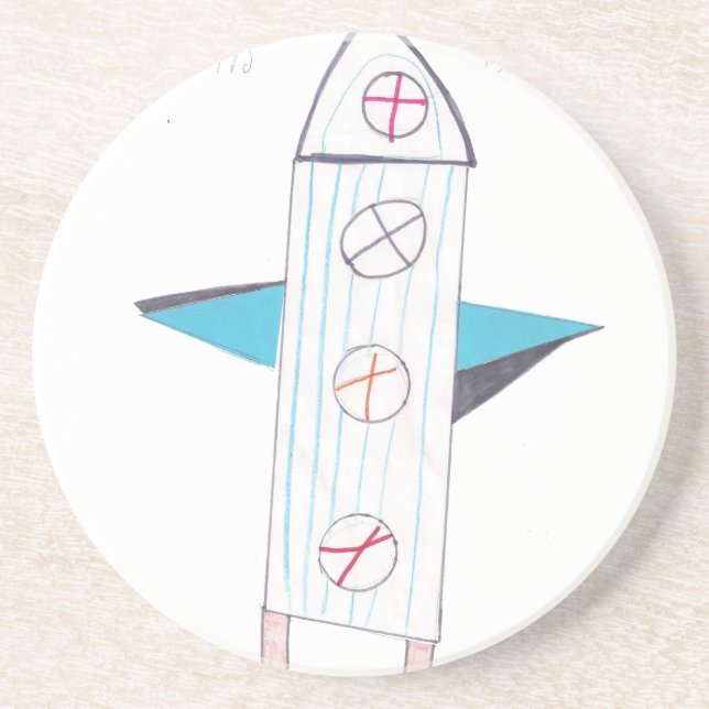 ROCKET DRINK COASTER (Front)