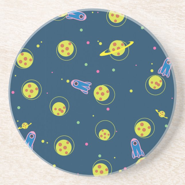 Rocket Drink Coaster (Front)