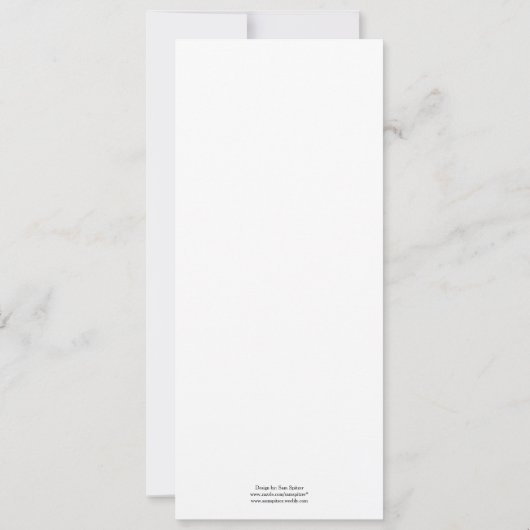 Rocket flat card (Back)