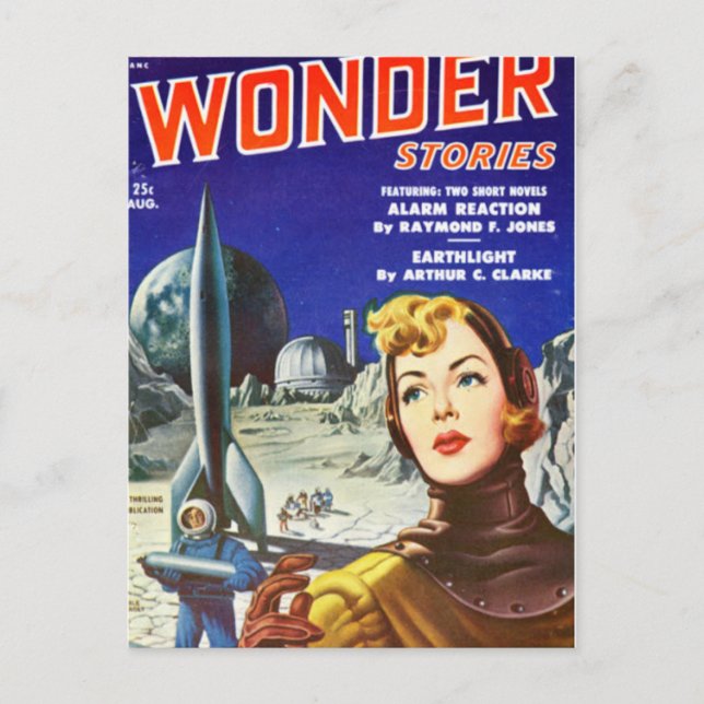 Rocket Girl Postcard (Front)