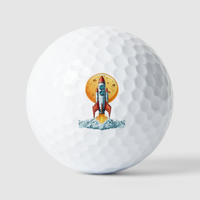 rocket golf balls (Front)