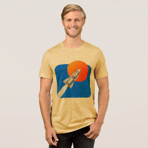 Rocket Graphic T-Shirt Tri-Blend Shirt