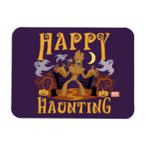 Rocket & Groot "Happy Haunting" Magnet